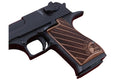 Hk grips Walnut Wood Gun Grips Compatible with Desert Eagle, Brown, Checkered, Hand-Finished, Walnut Gun Grip for Shooters