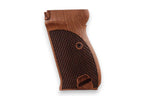 HK GRIPS Walnut Wooden Grip Panels Compatible with Walther P38 Dragon Skin Textured Design