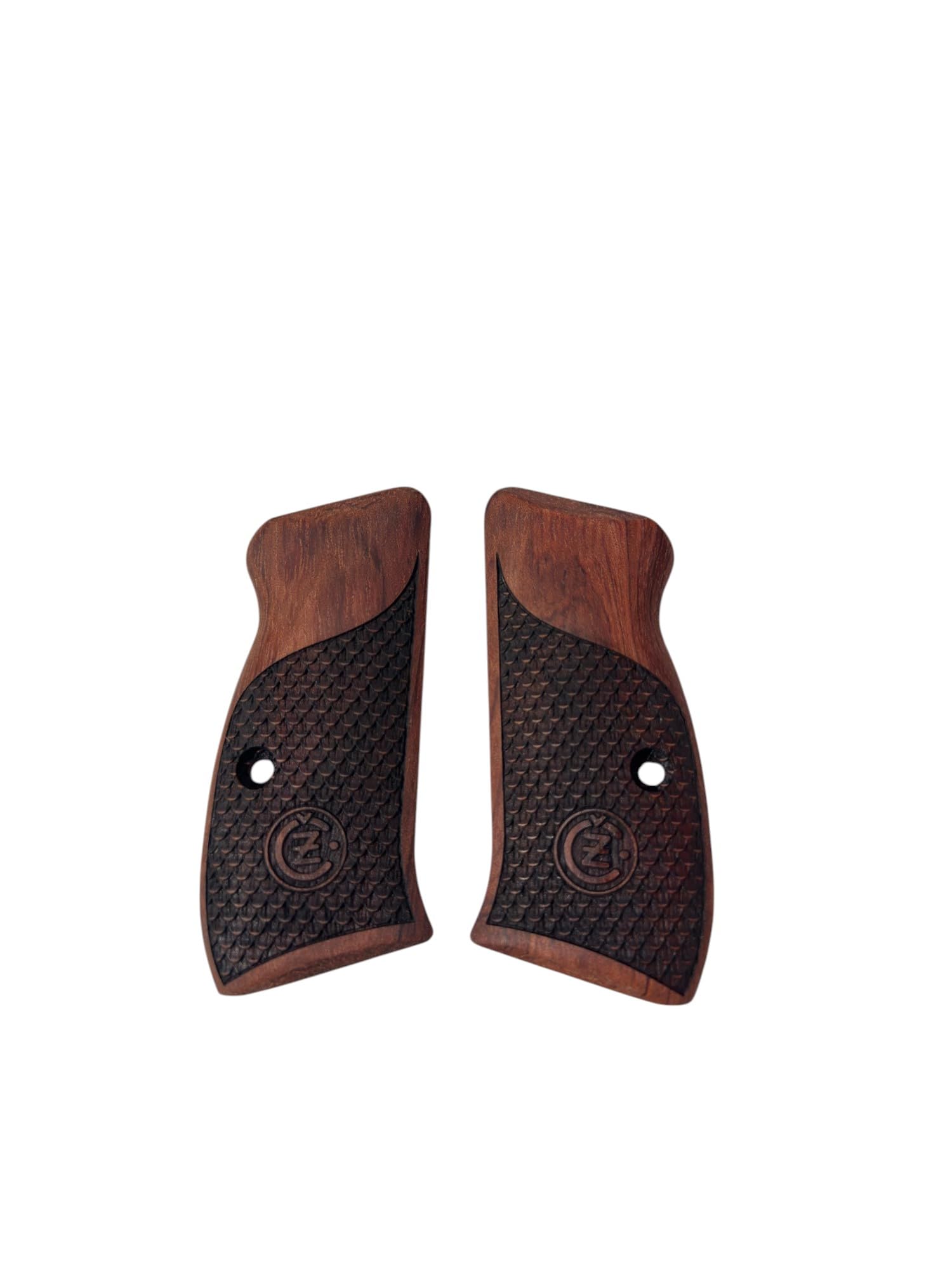 Rosewood Grips Compatible for CZ Compact 75-85 /P-01/P100/C100/T100/PCR/CZ 75D (USA-01282)