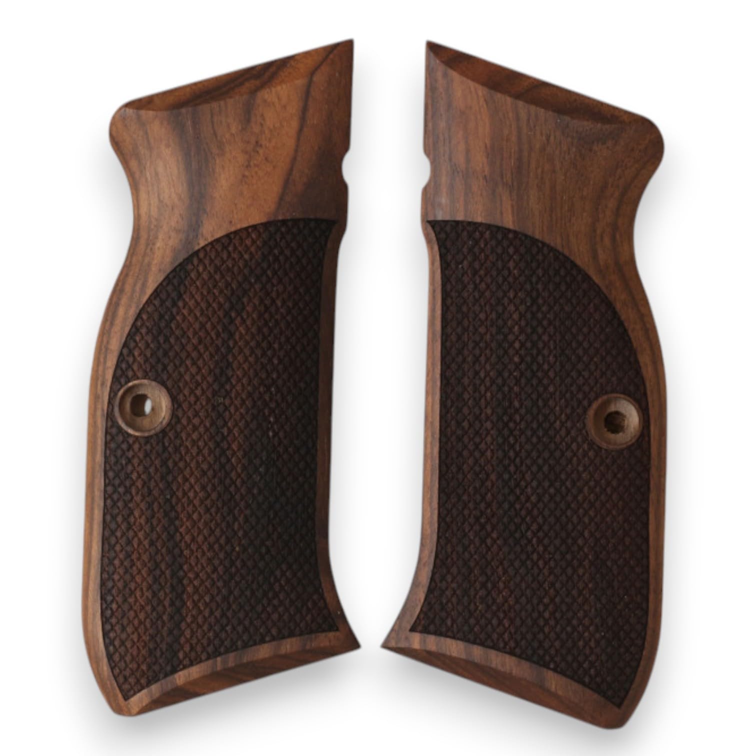 HK GRIPS Walnut Wooden Grip Panels Compatible with SAR Arms EAA Witness P8L P8S P8C and K11 Models Handcrafted Ergonomic Replacement Handle Accessories