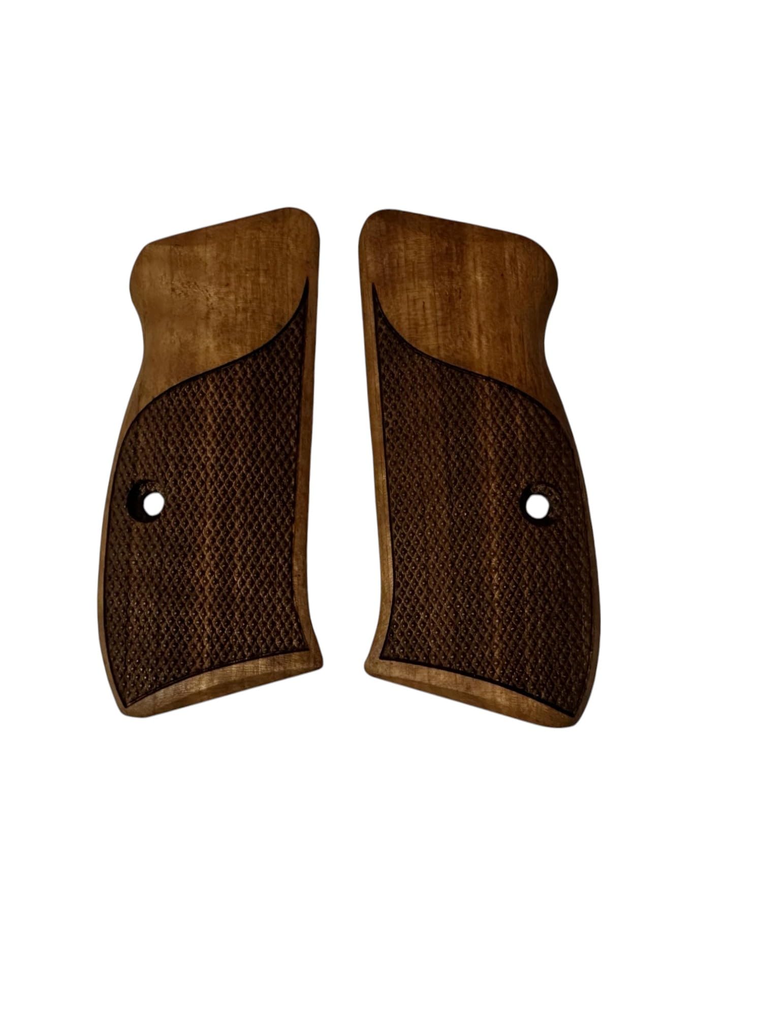 Walnut Grips Compatible for CZ Compact 75-85 /P-01/P100/C100/T100/PCR/CZ 75D (USA-01269)