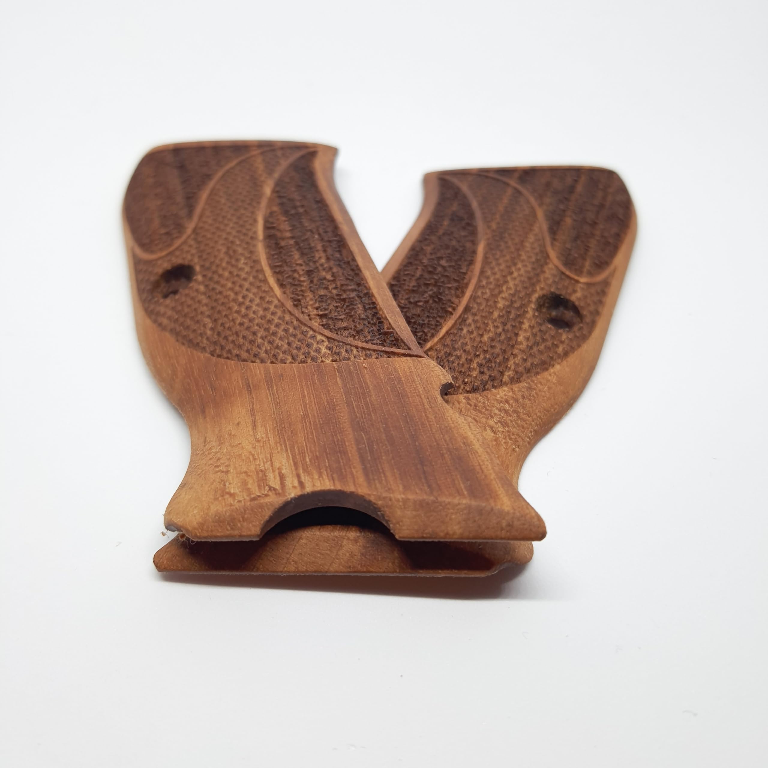 HK GRIPS Walnut Wooden Grip Panels Compatible with SAR Arms B6 Hawk Models Handcrafted Ergonomic Handle Accessories