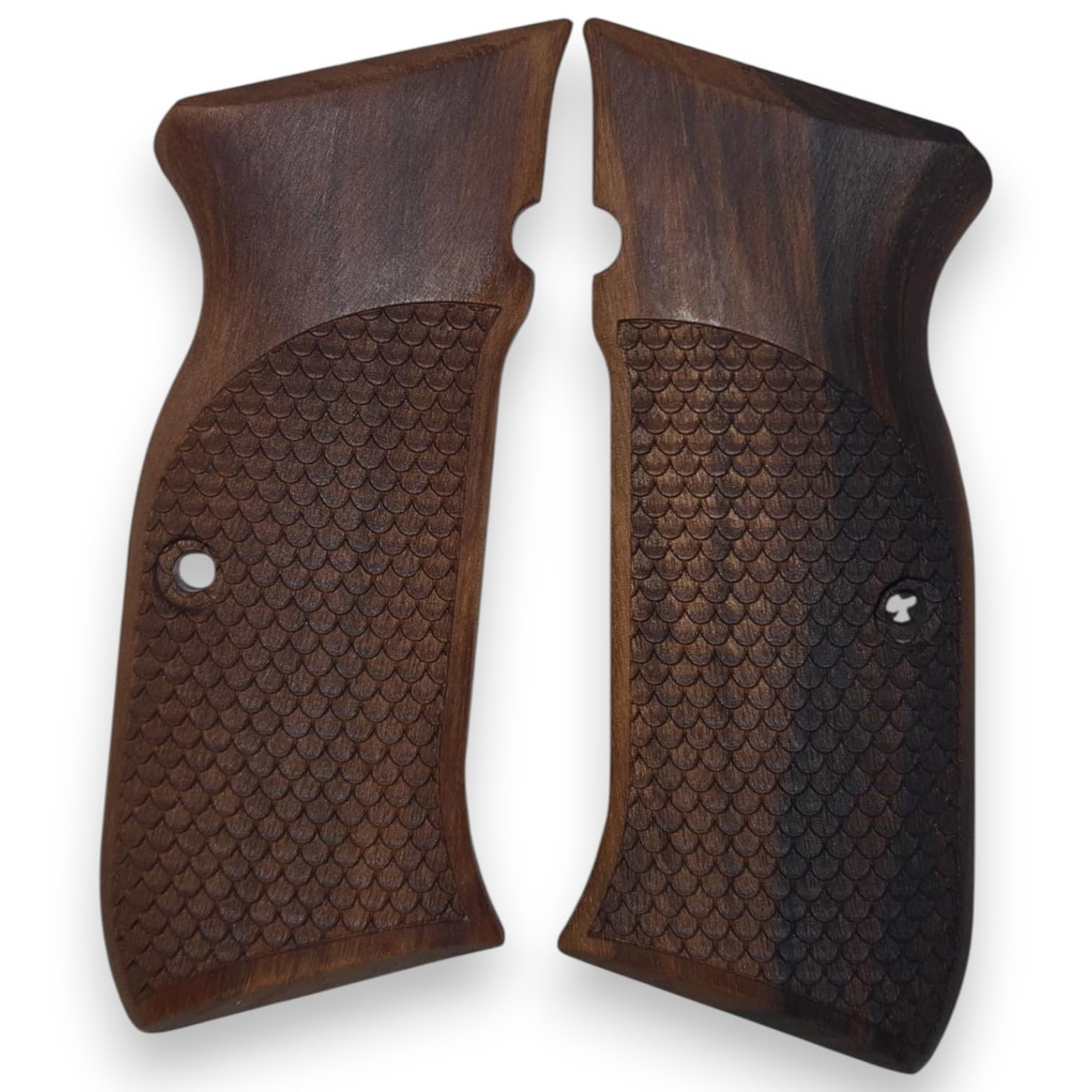 HK GRIPS Walnut Wooden Grip Panels Compatible with SAR Arms EAA Witness P8L P8S P8C and K11 Models Handcrafted Ergonomic Replacement Handle Accessories