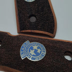 HK GRIPS Compatible with Beretta 92/96/98/M9 Full Size Grips, Resident Evil, Samurai Edge, Biohazard Raccoon S.T.A.R.S, Light Walnut Wood