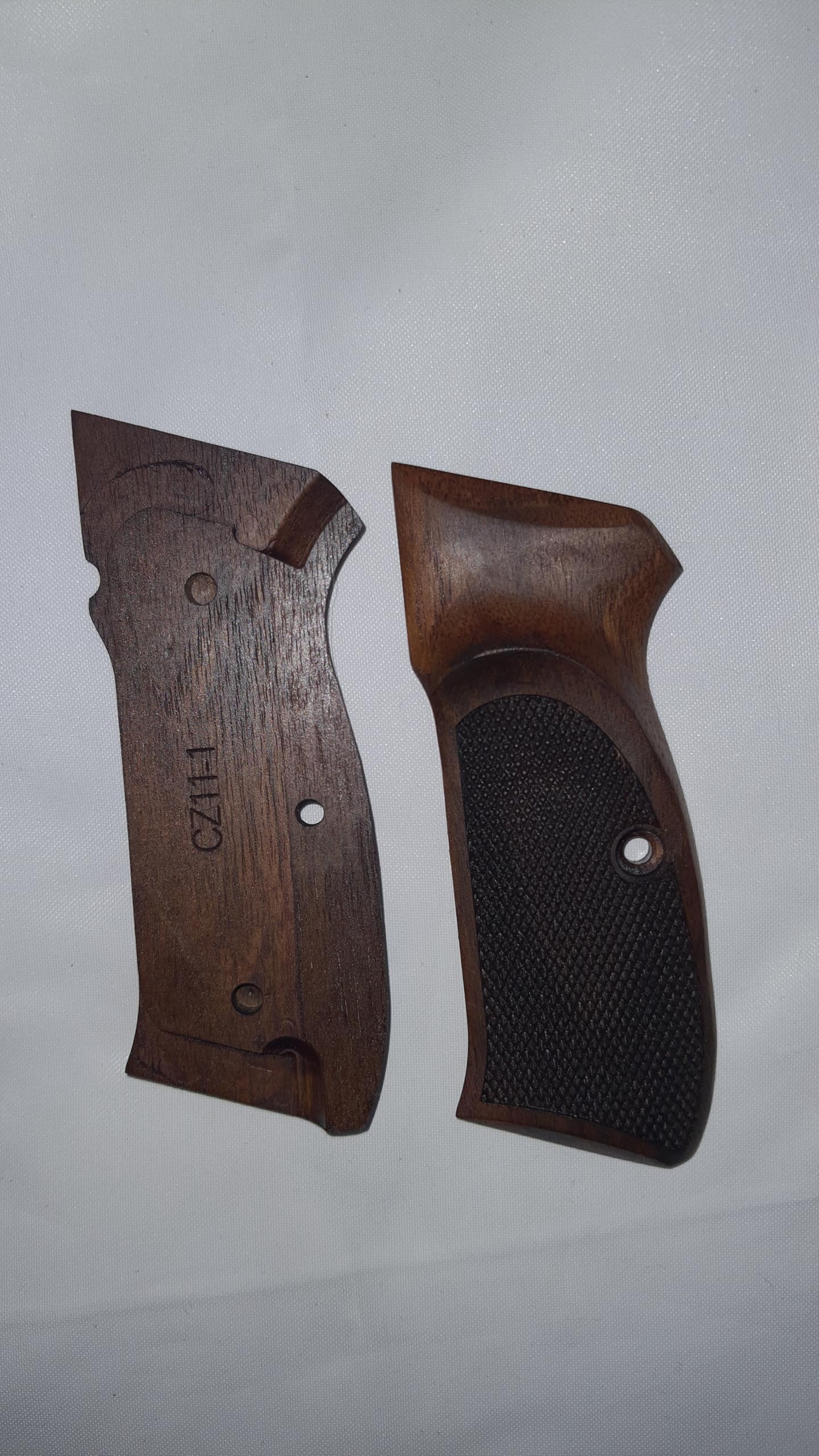 HK GRIPS Walnut Wooden Grip Panels Compatible with CZ 75B and 85B Models Handcrafted KSD Design Ergonomic Handle Accessories