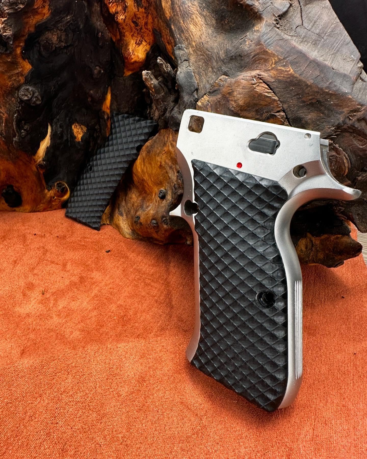 HK GRIPS Walnut Wooden Grip Panels Compatible with SAR Arms EAA Witness P8L P8S P8C and K11 Models Handcrafted Ergonomic Replacement Handle Accessories