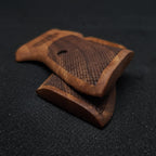 HK GRIPS Grip Panels Compatible with Bersa Model Lusber 84 Wooden Grips