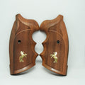 HK GRIPS Walnut Wooden Grip Panels Compatible with Colt Python Models Handcrafted Ergonomic Handle Accessories