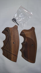 HK GRIPS Walnut Wooden Grip Panels Compatible with Colt Python Models Handcrafted Ergonomic Handle Accessories