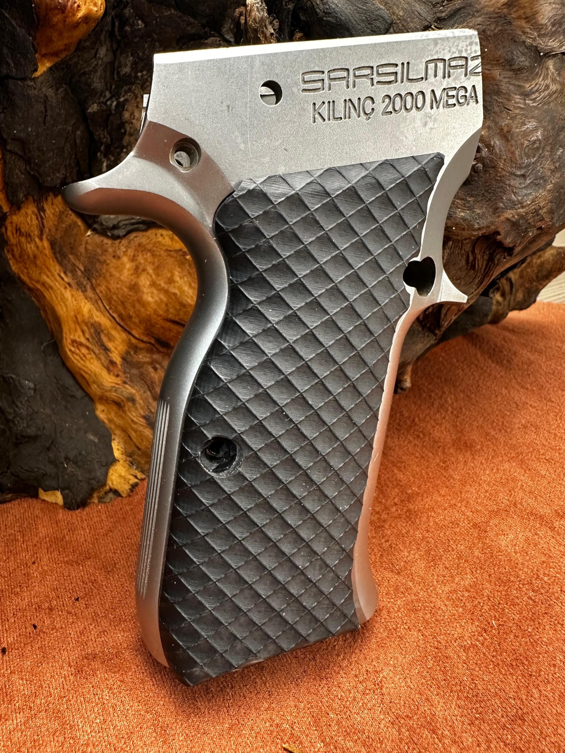 HK GRIPS Walnut Wooden Grip Panels Compatible with SAR Arms EAA Witness P8L P8S P8C and K11 Models Handcrafted Ergonomic Replacement Handle Accessories