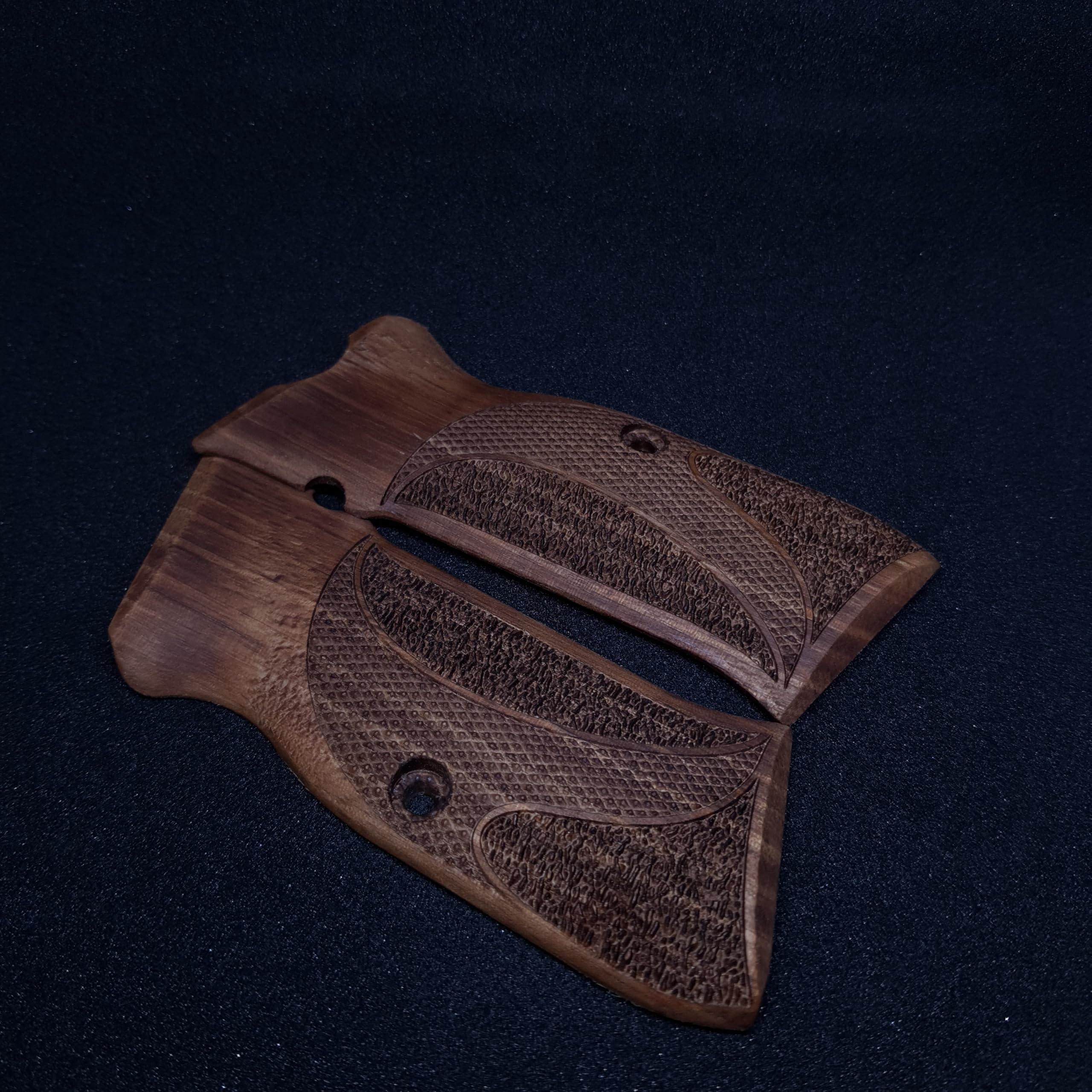 HK GRIPS Walnut Wooden Grip Panels Compatible with SAR Arms B6 Hawk Models Handcrafted Ergonomic Handle Accessories