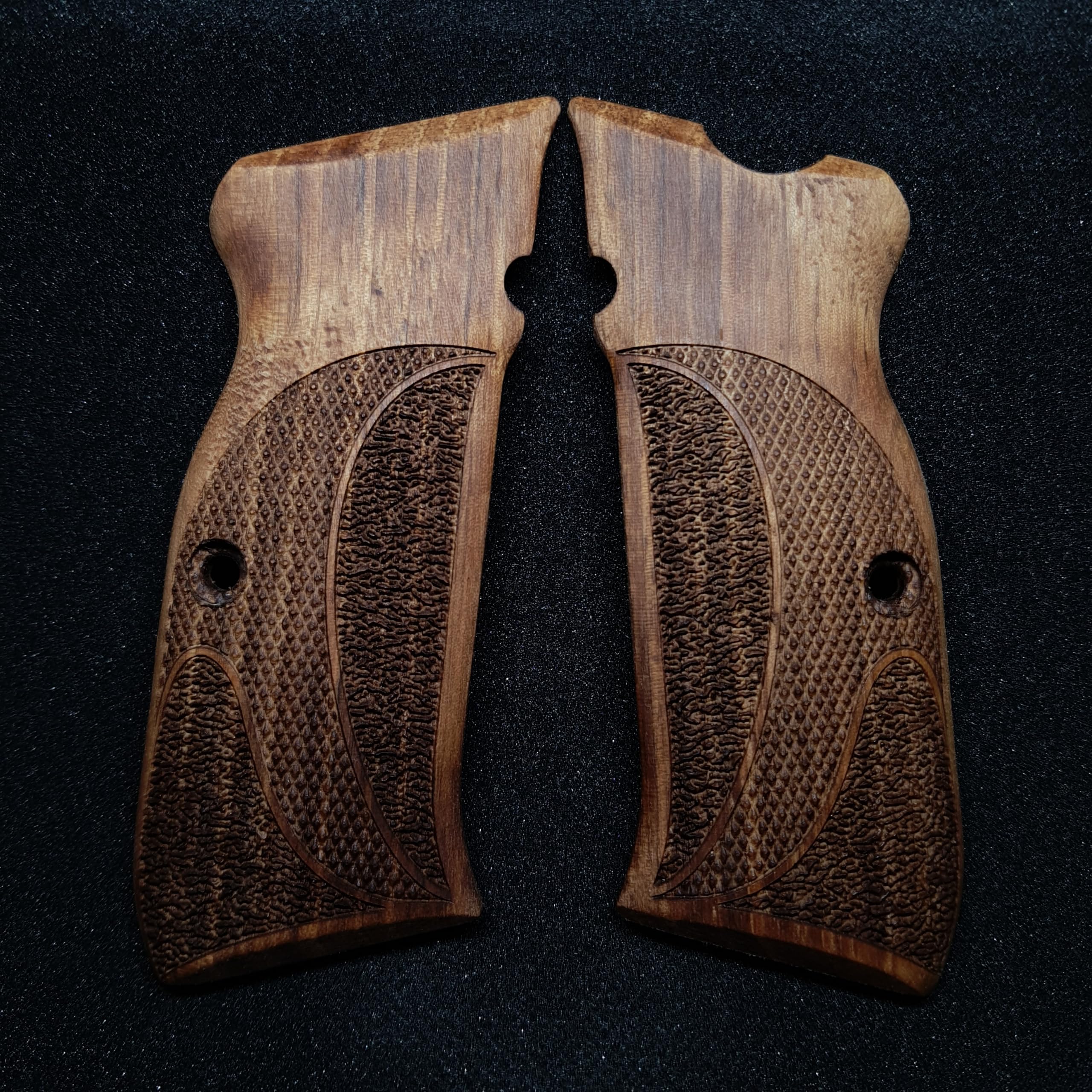 HK GRIPS Walnut Wooden Grip Panels Compatible with SAR Arms B6 Hawk Models Handcrafted Ergonomic Handle Accessories