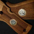 HK GRIPS Turkish Walnut Wooden Grip Panels Compatible with Beretta 81/81F/81FS/84/84F/84FS Cheetah Series